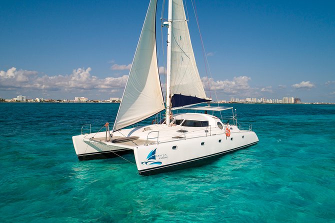Private Catamaran from Cancun to Isla Mujeres | For up to 40 pp - Playa Norte and the turquoise-water pause