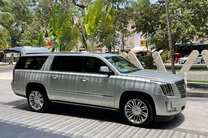 Private Luxury Transfer from Airport to Playa del Carmen - Drinks, cold towels, and the welcome at the car