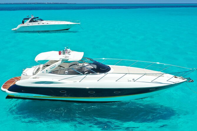 Private Premium Yacht 46FT Rental in Cancún - What the one and two-hour routes really offer