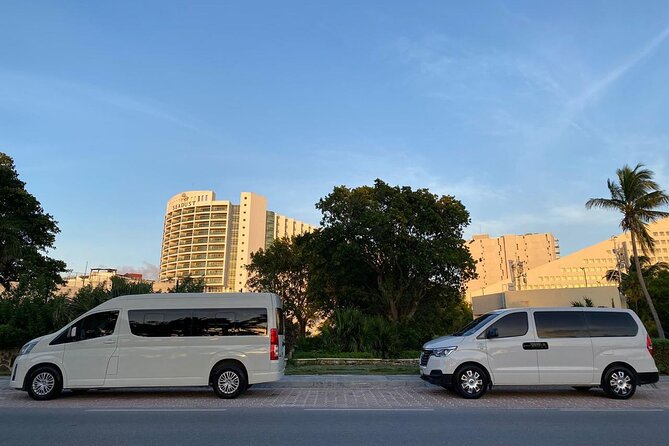 Private roundtrip transportation from Cancun airport to hotels - Return pickup from your Cancun or Riviera Maya hotel