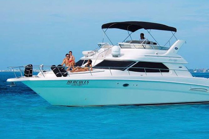 Private Yacht - 46 ft SeaRay Cancun Bay Snorkel 23P4 - The four-hour route to Isla Mujeres