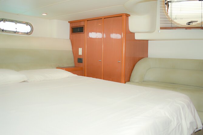 Private Yacht Rental in Cancun - Swimming, snorkeling, and the small ladder