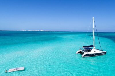 Puerto Morelos Secret Sandbar Catamaran Sail