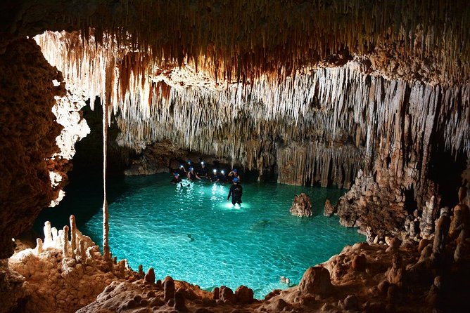 Rio Secreto Underground River Tour with Crystal Caves - Entering Rio Secreto’s crystal caves
