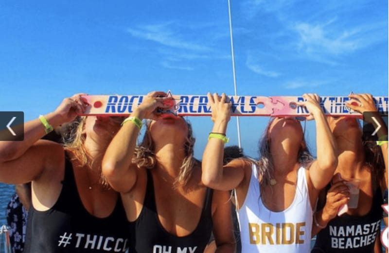 Rockstar Boat Party Cancun - Booze Cruise Cancun (18+) - The champagne shower finale