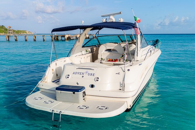 SeaRay 43ft Isla Mujeres, Snorkelling and more!! - Starting through Nichupté lagoon