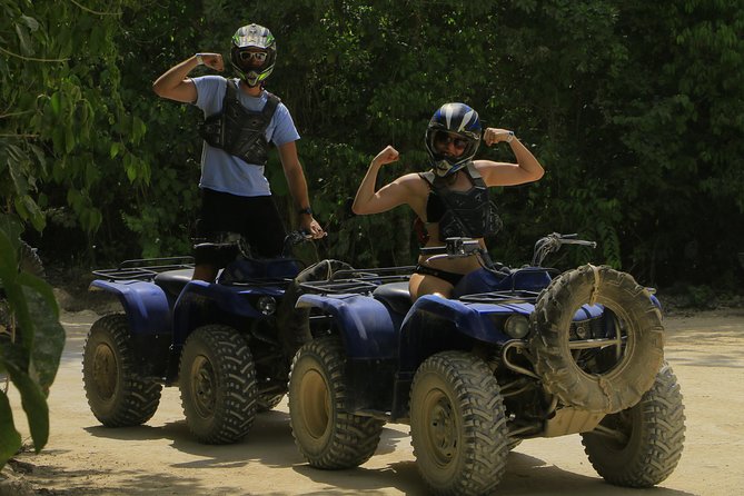 Selvatica Adventure Park ATV and Ziplines in Cancun and Riviera Maya - The cenote gives the day its best reset