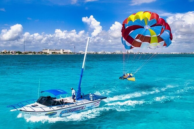Sky Rider Oceanside Parasailing Experience in Cancun - English service and booking details