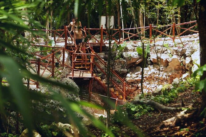 Small-Group 3 Hidden Cenotes Adventure with Tequila Tasting - Entertainment, photos, and the commercial feel