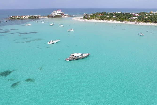 Snorkeling Adventure at Isla Mujeres Includes Lunch and Open Bar - The reef and underwater art museum stop