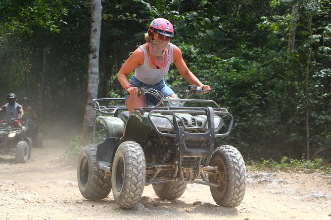 Solo ATV 4 Ziplines, Lunch, Transportation and Tequila Tasting - What the $43 Mayan Jungle Rush package includes