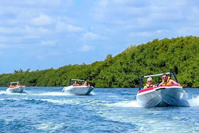 Speedboat Excursion: Thrilling Drive & Snorkel in Cancun Lagoon! - Booking ahead and cancellation rules