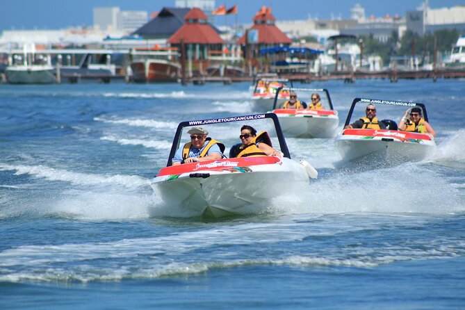 Speedboat Tour with Snorkeling in Cancun – Drive Your Own Boat! - Four departure times and a group of up to 25
