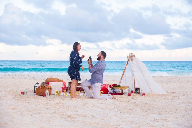 Sunset Beach Proposal - The photography session after the question