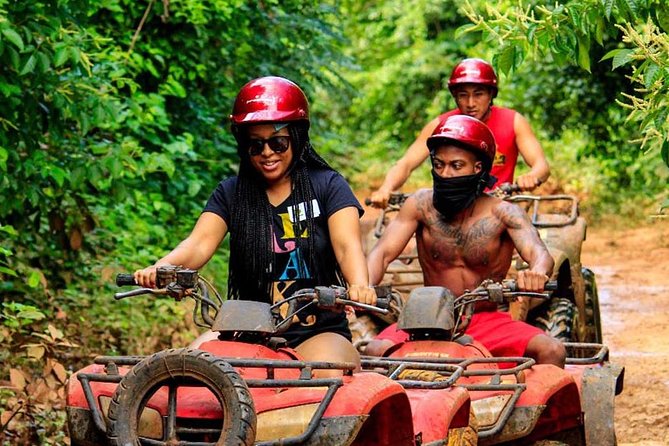 Super Combo ATV in Cancun with Zipline, Snorkel, Cenote, transfer - From Cancun hotels to Puerto Morelos reef