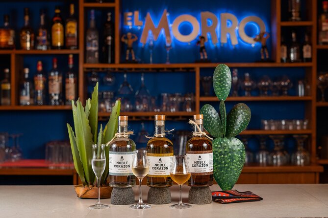 Tequila Tasting at El Fisherman Restaurant Cancun - Four flavored liqueurs to finish the tasting