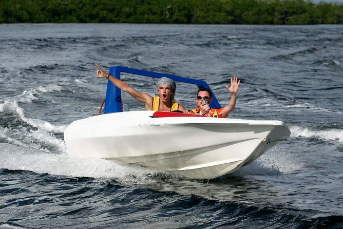 The Best Speedboat Tour In Cancun through Nichupte Lagoon, Snorkel included. - Taking the wheel in Nichupte Lagoon
