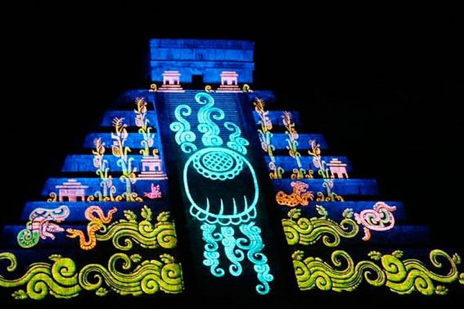 The majestic night show of kukulkan in Chichen Itza Valladolid & Cenote included - Cenote Hubiku: the day begins in cool water