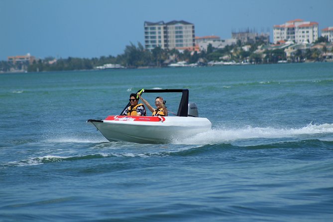 The most Intrepid Speedboat Adventure in Cancun Snorkel included - Punta Nizuc and the underwater art