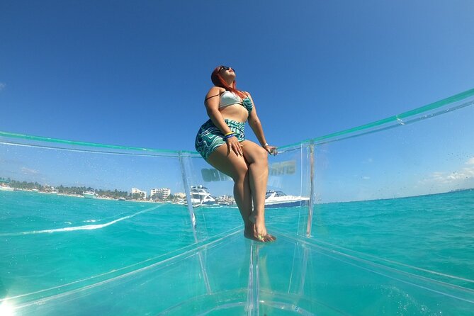 Tour Isla Mujeres excursion in Collective Transparent Boat - What the 45-minute duration means for value