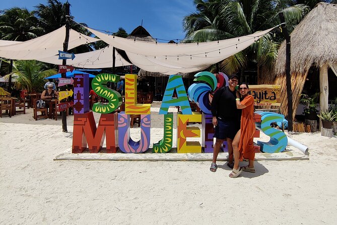 Trip to Isla Mujeres by Catamaran, with snorkeling and drinks - Spinnaker flying when the weather cooperates