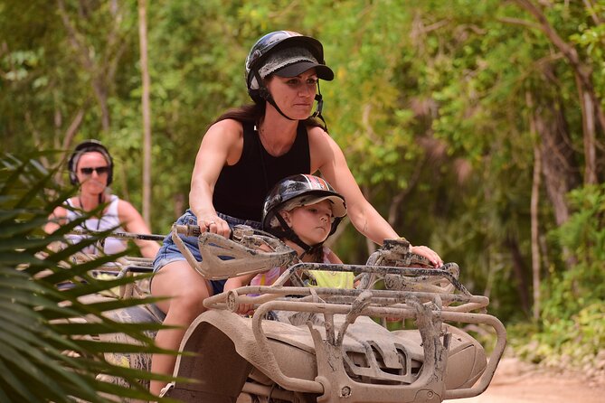 Tulum Adrenaline Tour ATV Ziplines and Cenote Swim Day - One ticket, four kinds of adventure
