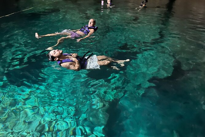 Tulum, Cobá, Cenote & Playa del Carmen 4-in-1 Full Day Tour - Cenote Muul: the best way to cool off