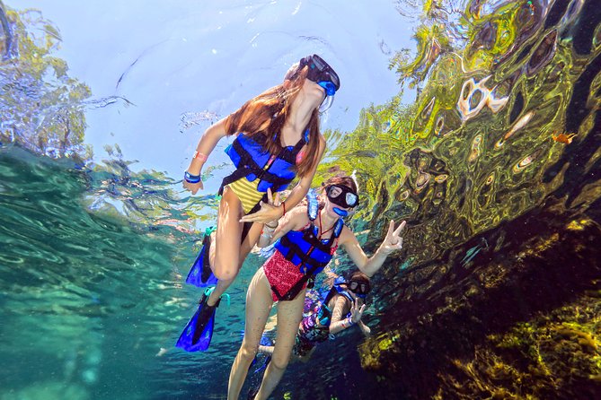 Tulum Tour + Xel-Há Park: All-Inclusive 2-in-1 Discount Combo - Xel-Há from about 8:00 am to 2:00 pm