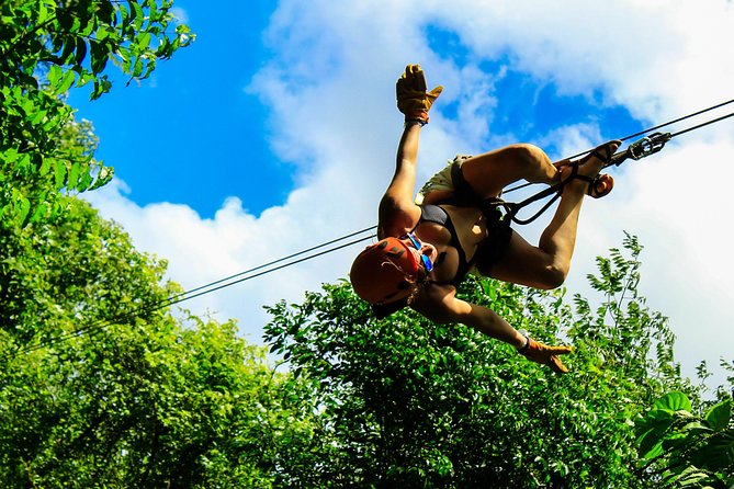 Ultimate 5x1 Combo with ATV, Ziplines, Cenote & Reef Snorkeling - Cenote Verde Lucero, a welcome cool-down
