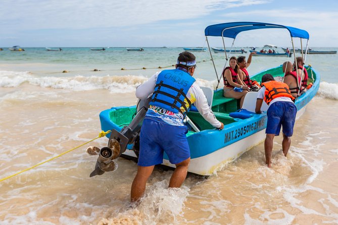 Viator Exclusive: Tulum Ruins, Reef Snorkeling, Cenote and Caves - Tulum ruins with the Caribbean behind you