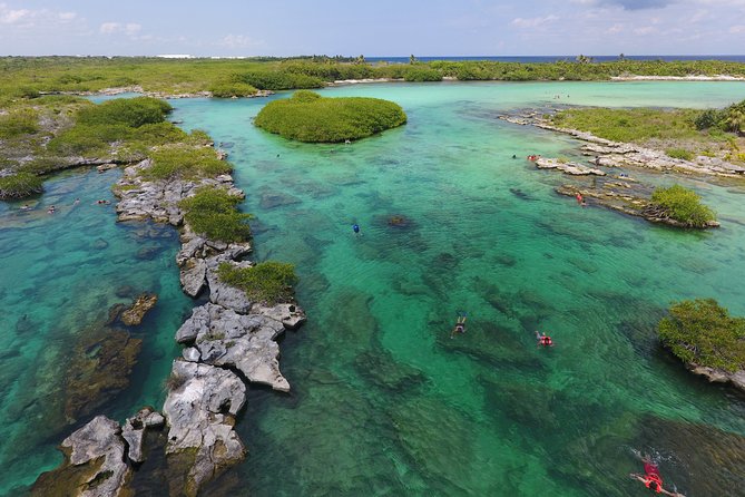 Visit Tulum Ruins, Yalku lagoon & cenote - Tulum above the Caribbean beach