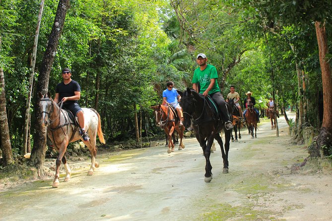 Wonderful Jungle Experience with Horse Riding, ATV, Ziplines and Cenote - Ziplines above the trees