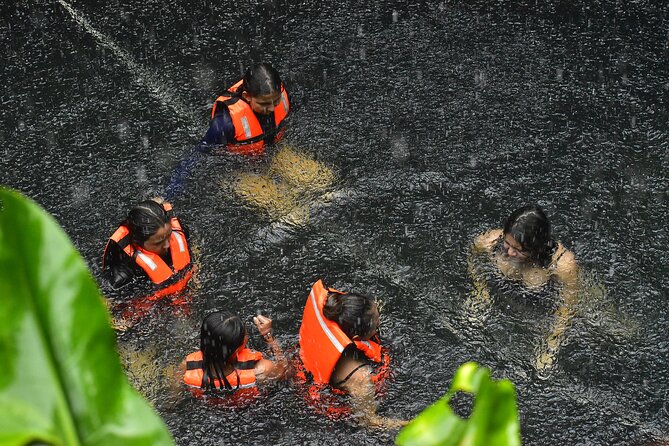 Wonderful Jungle Experience with Horse Riding, ATV, Ziplines and Cenote - Cooling off in a Mayan cenote