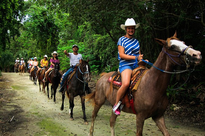 Wonderful Jungle Experience with Horse Riding, ATV, Ziplines and Cenote - Snacks, water, lockers, and photographs