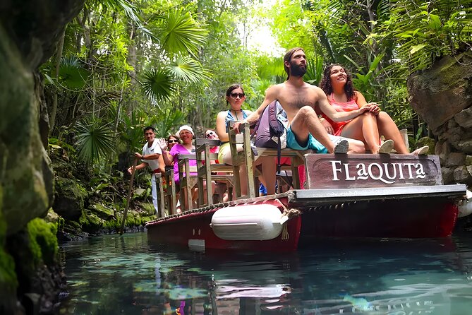 Xcaret Park Plus Tour! Nature, Culture and Nightshow from Cancun - Swimming the underground rivers