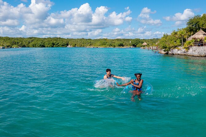Xel-Ha Tickets with Transportation included - Bikes, trails, caves, and the hidden beach