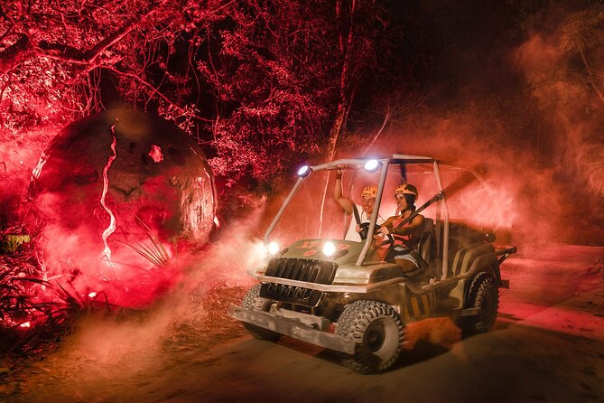Xplor Fuego with Buffet Style Dinner and transportation - Why nighttime changes Xplor