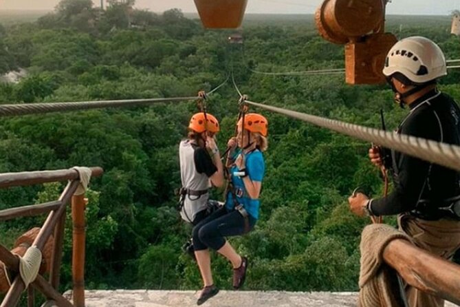 Xplor Park All-Inclusive with Transportation from Playa del Carmen and Cancun - The seven-line zipline circuits